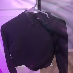 long sleeve quarter zip lululemon